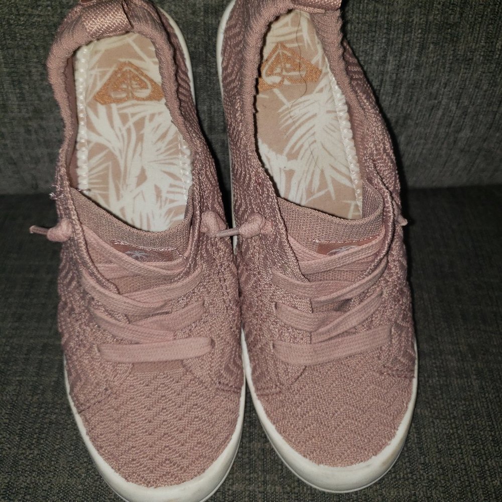 Roxy Sheilahh dusty rose colored sneakers💗💋